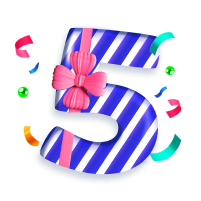 5 deposit bonus