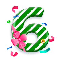6 deposit bonus