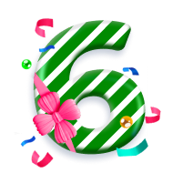 6 deposit bonus