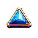 Blue Triangle Crystal