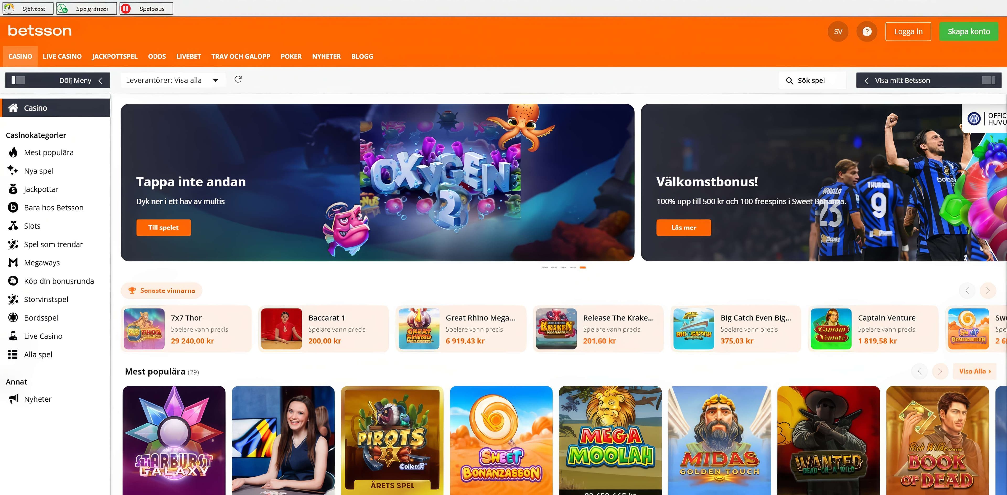 betsson casino