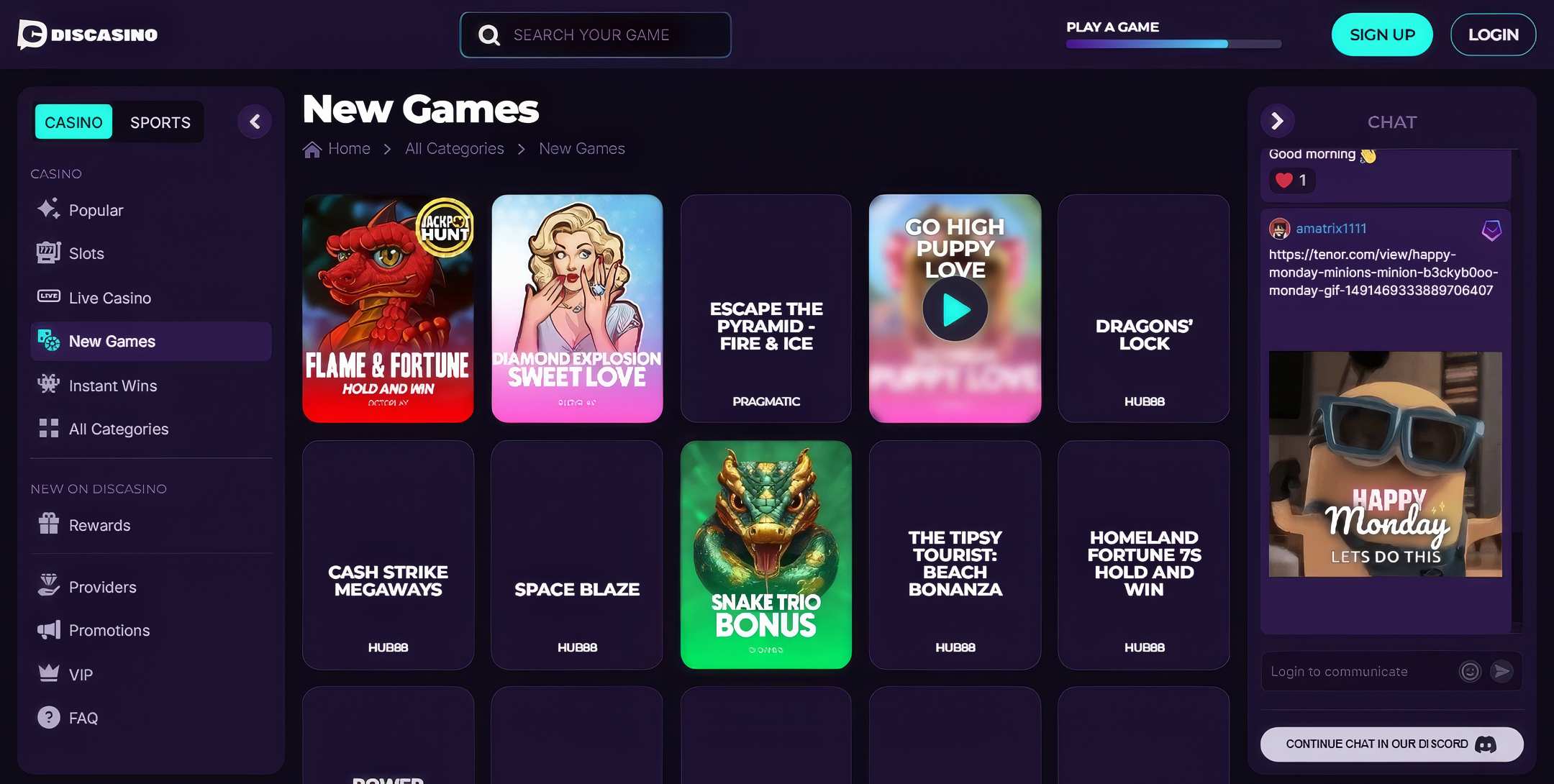 DisCasino slots