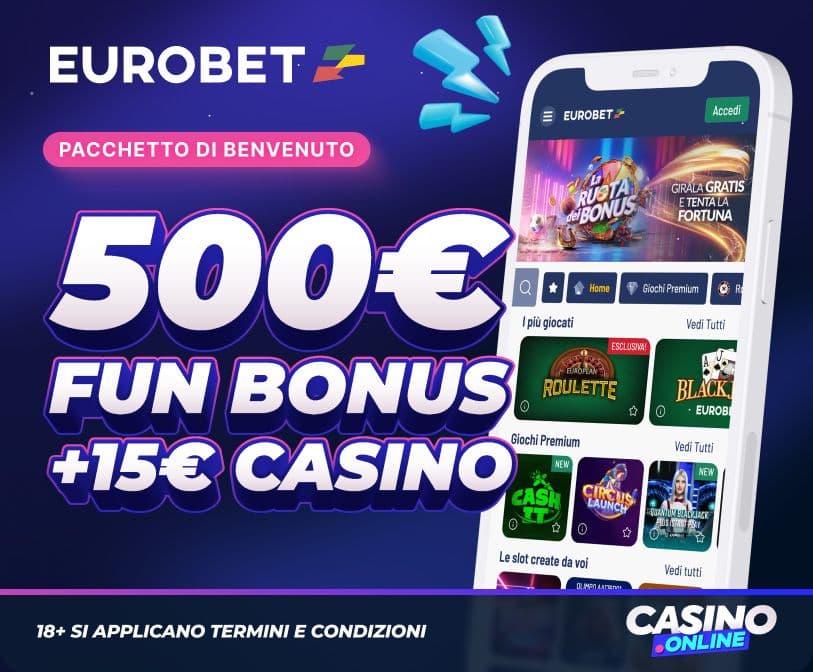 Eurobet Casino Bonus Benvenuto
