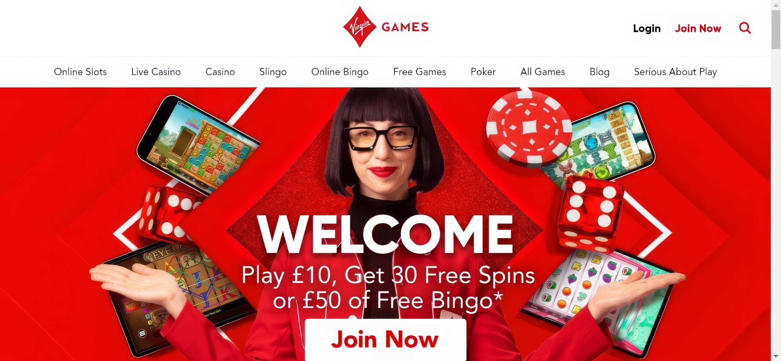 Virgin Games Desktop