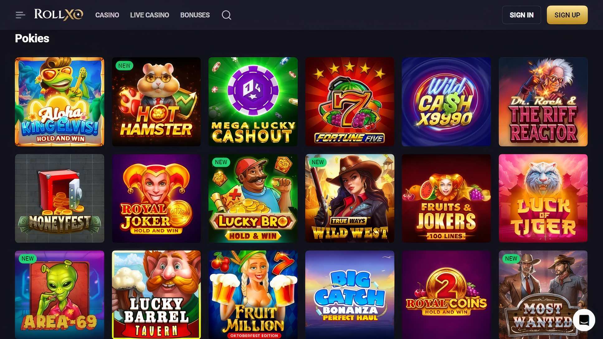 RollXO Casino Slots