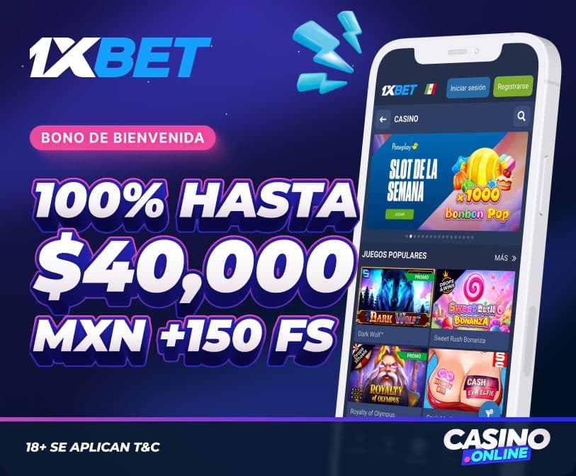 Bono de bienvenida de 1xBet México