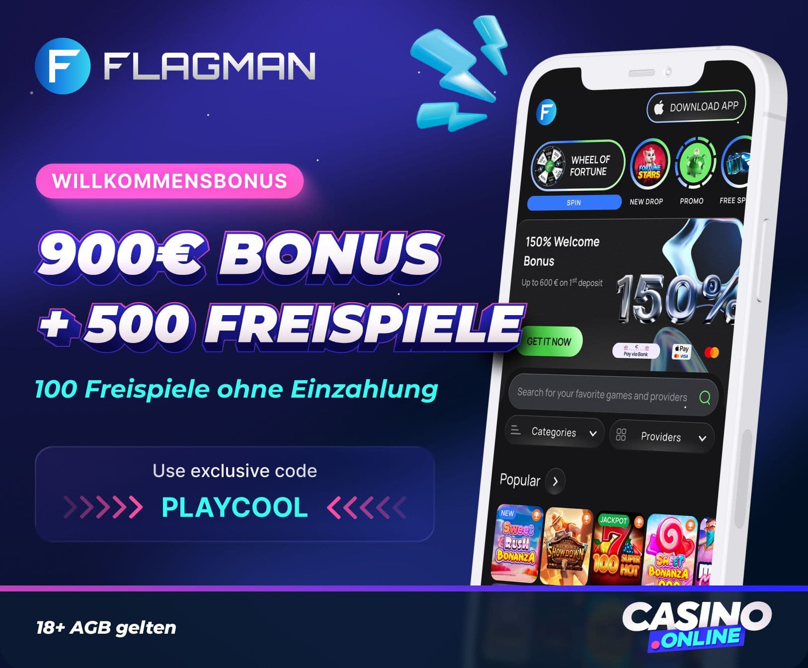 Flagman Casino Willkommensbonus