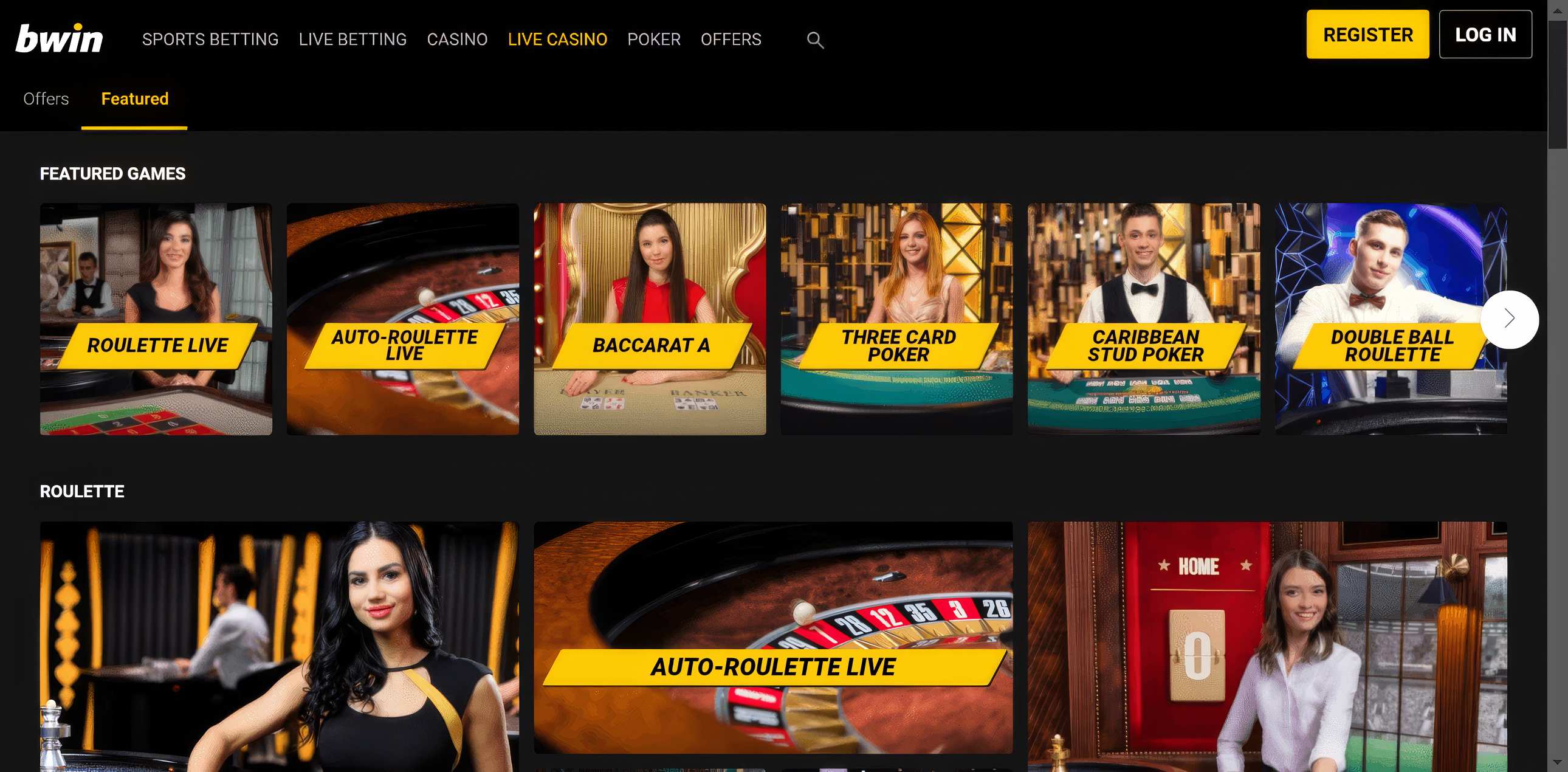 BWin Casino Games