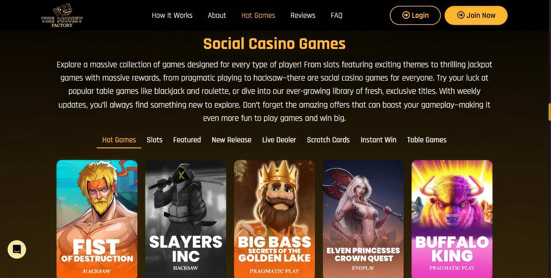 The Money Factory Games Desktop
