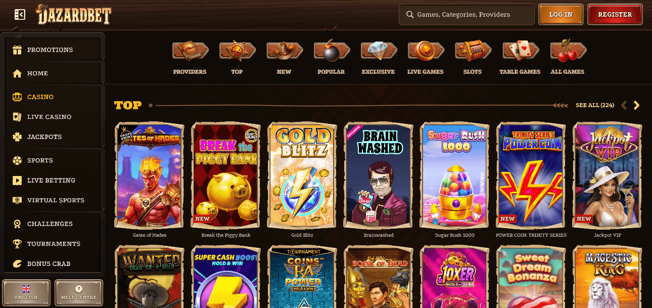 DazardBet Casino Slots