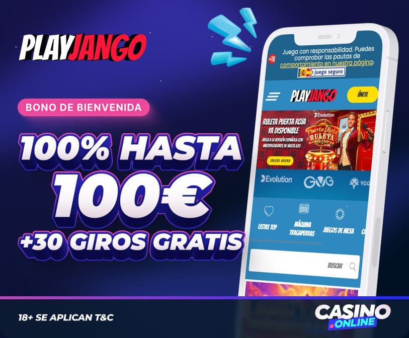 Bono de bienvenida de PlayJango en España.