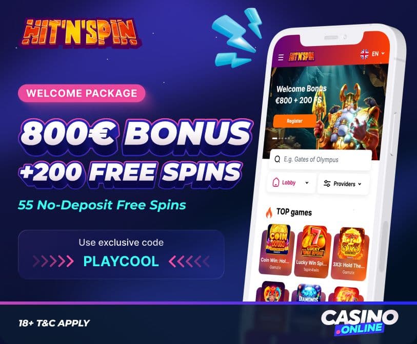 hitnspin casino welcome offer