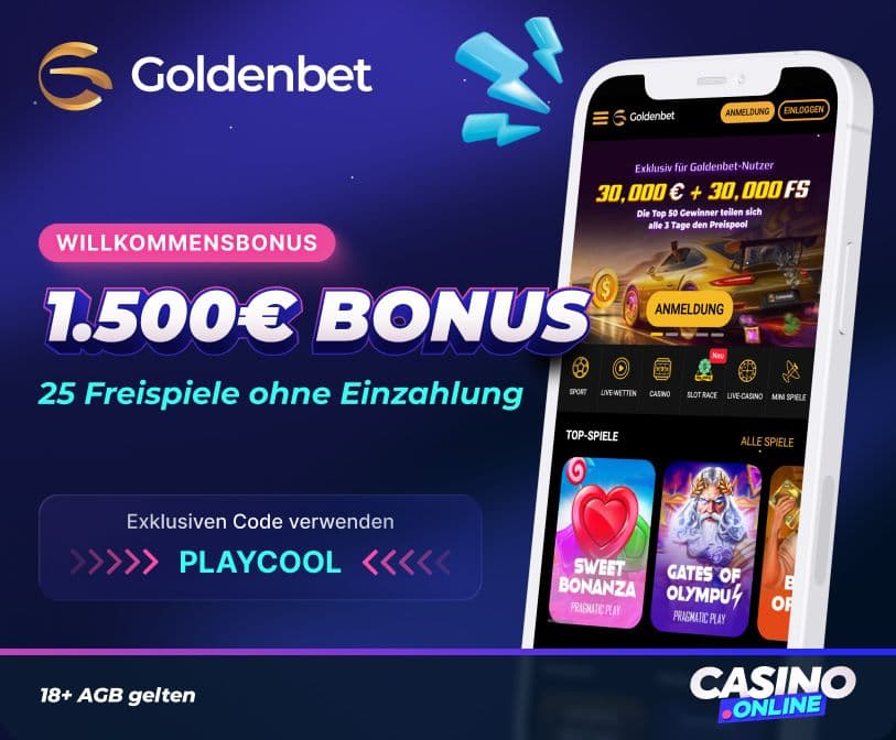 Goldenbet Casino Willkommensbonus