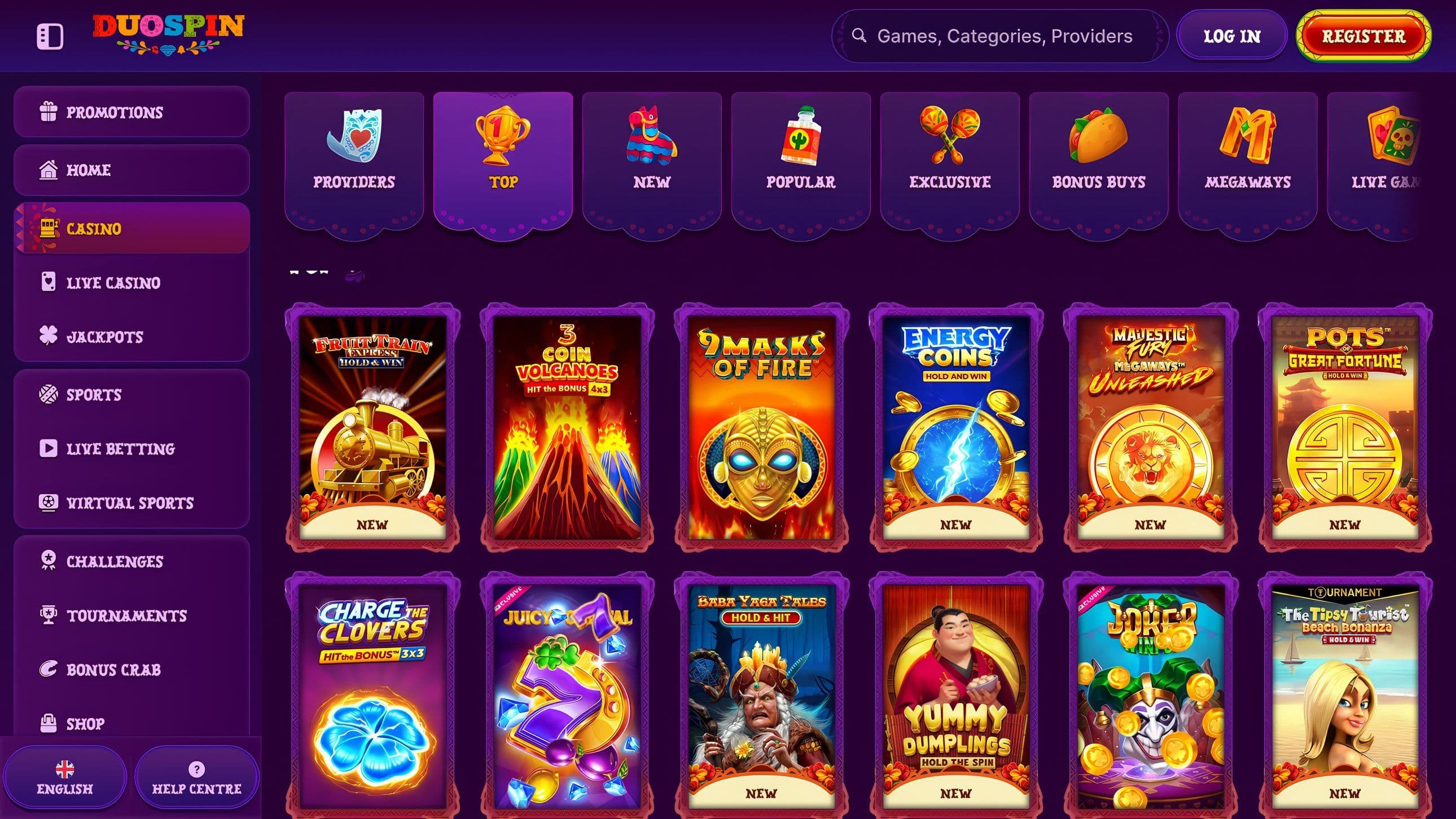 Duospin Casino Slots