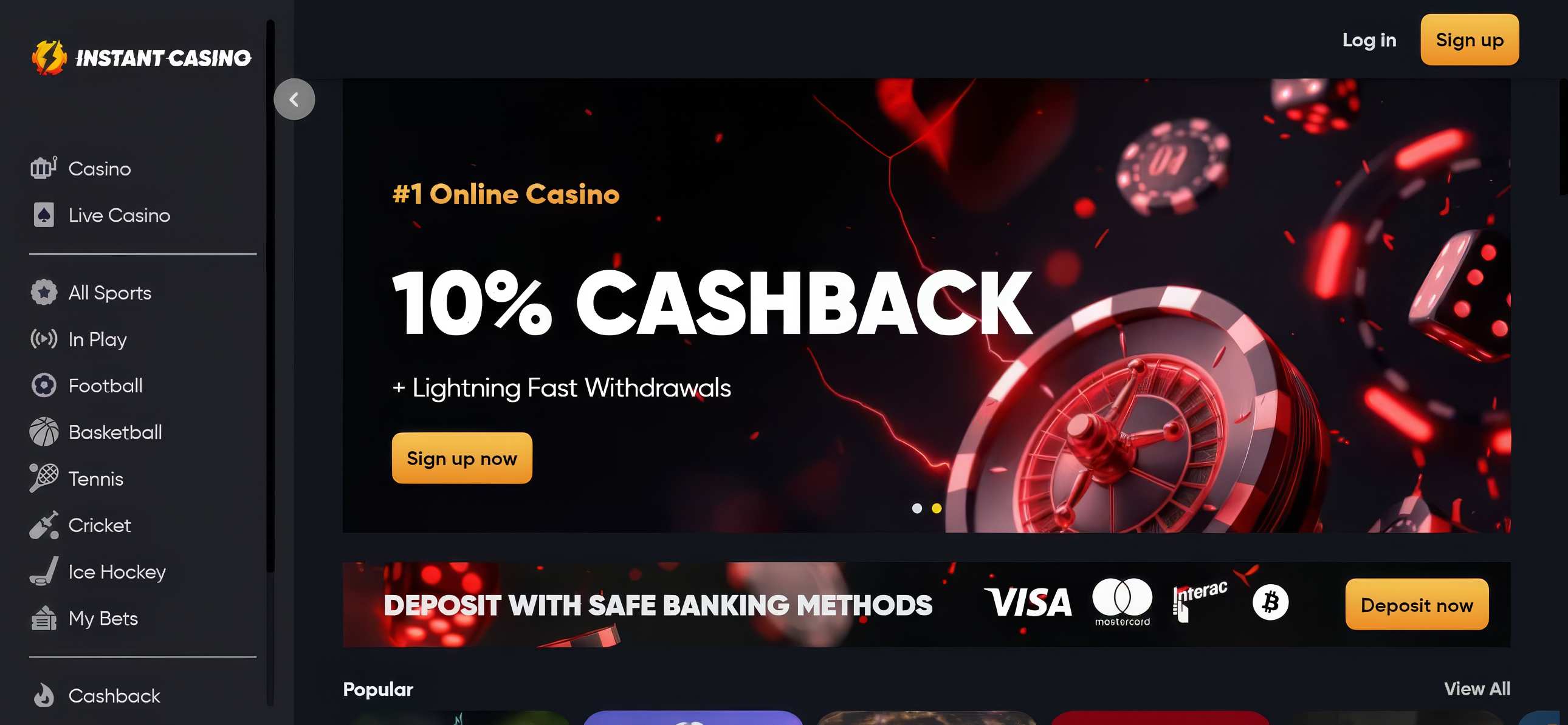 instant casino