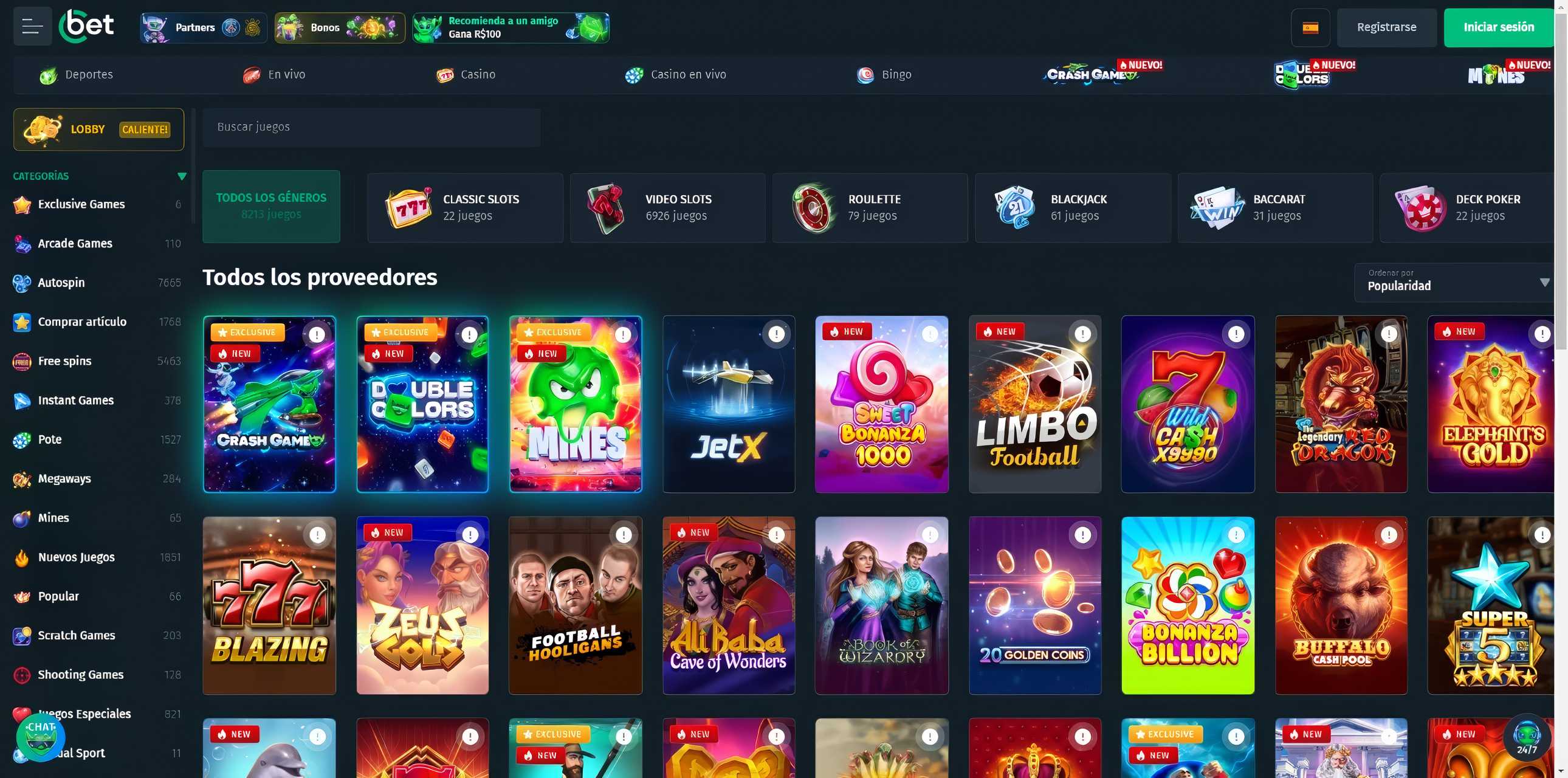 Tragamonedas en C-Bet