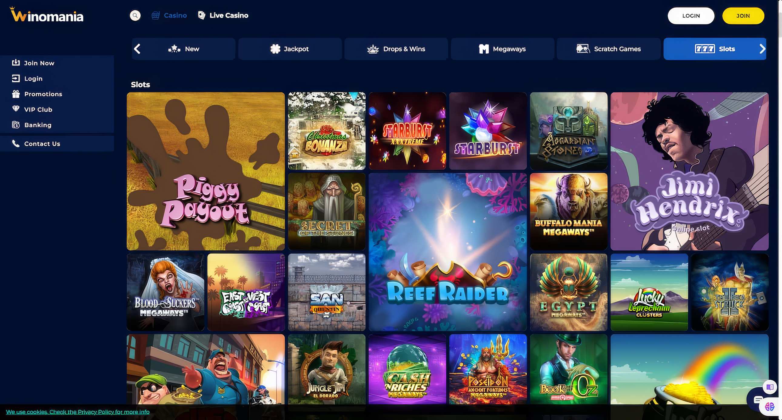 winomania slots