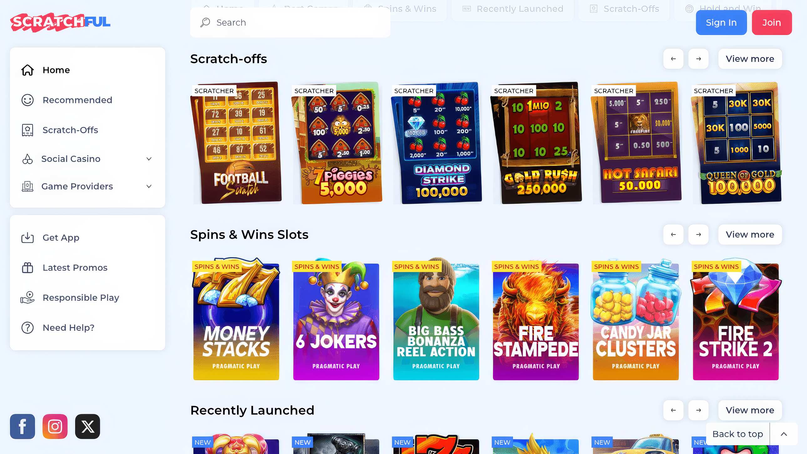 Scratchful Casino Slots