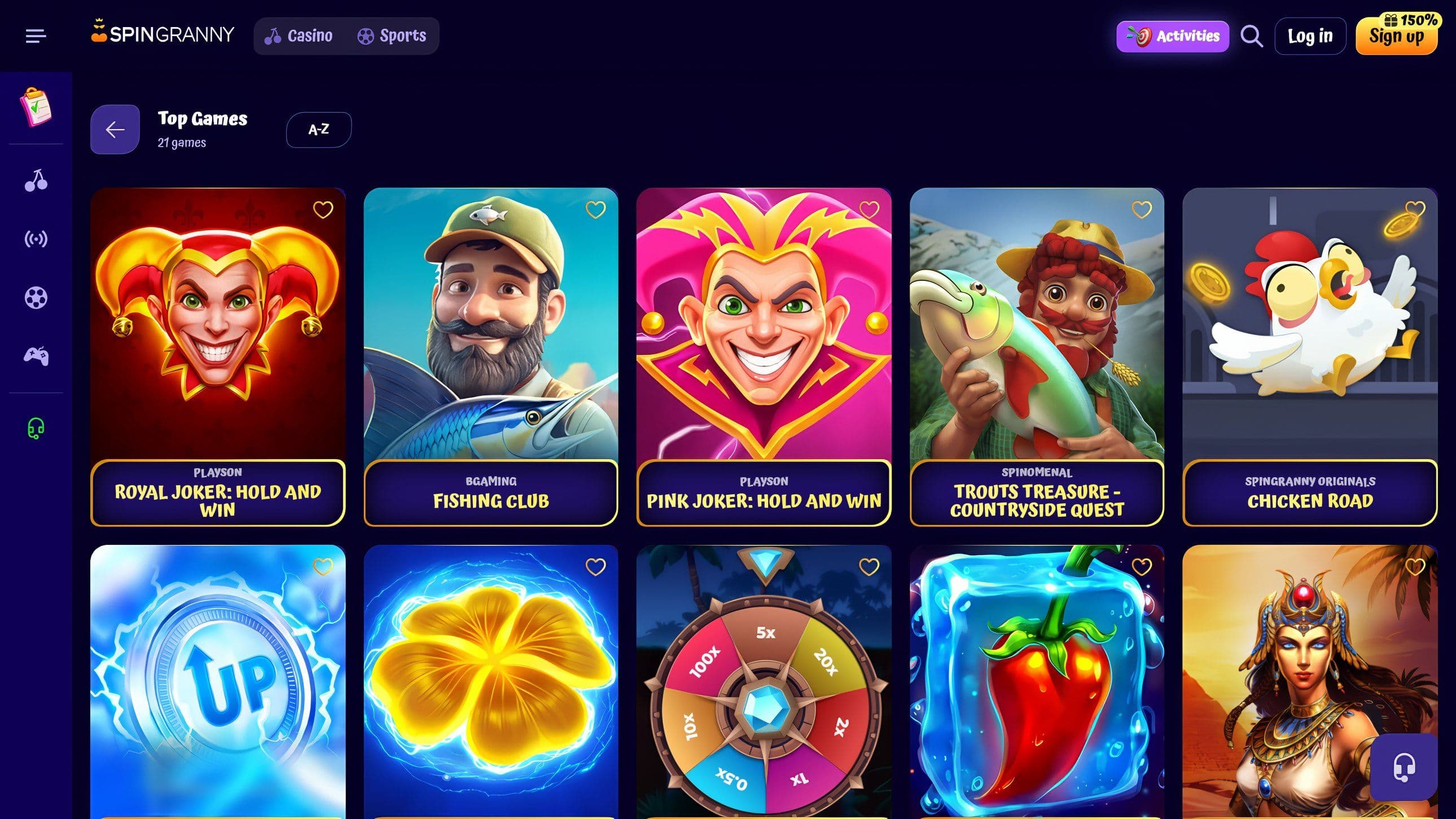 Spingranny Casino Slots