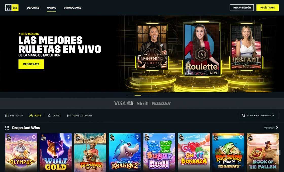 Oferta de tragaperras de DAZN Bet