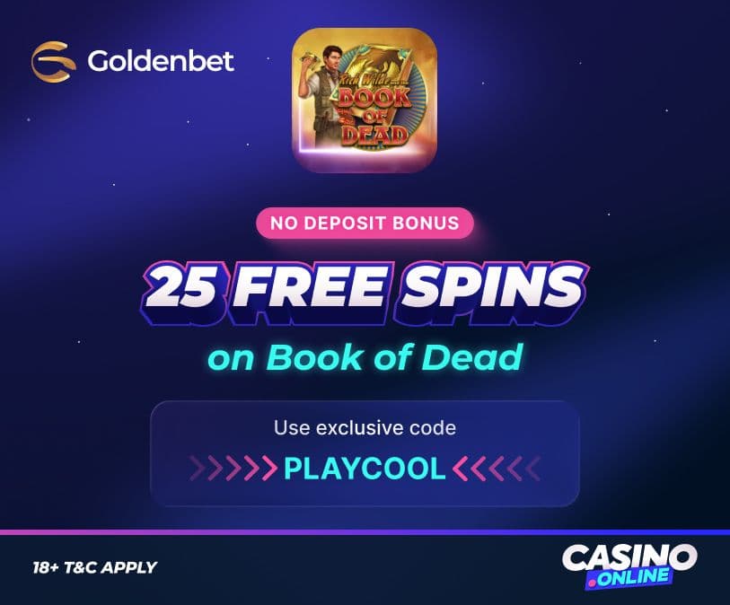 Goldenbet CCasino no deposit bonus