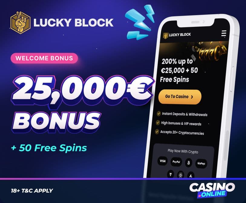 lucky block casino welcome offer