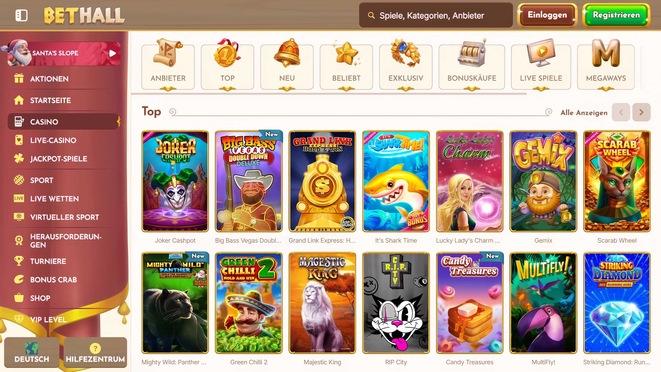 bethall casino spielautomaten