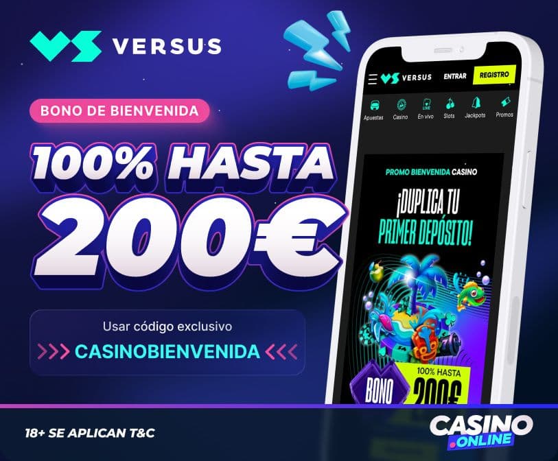 Bono de Bienvenida de Versus Casino España.