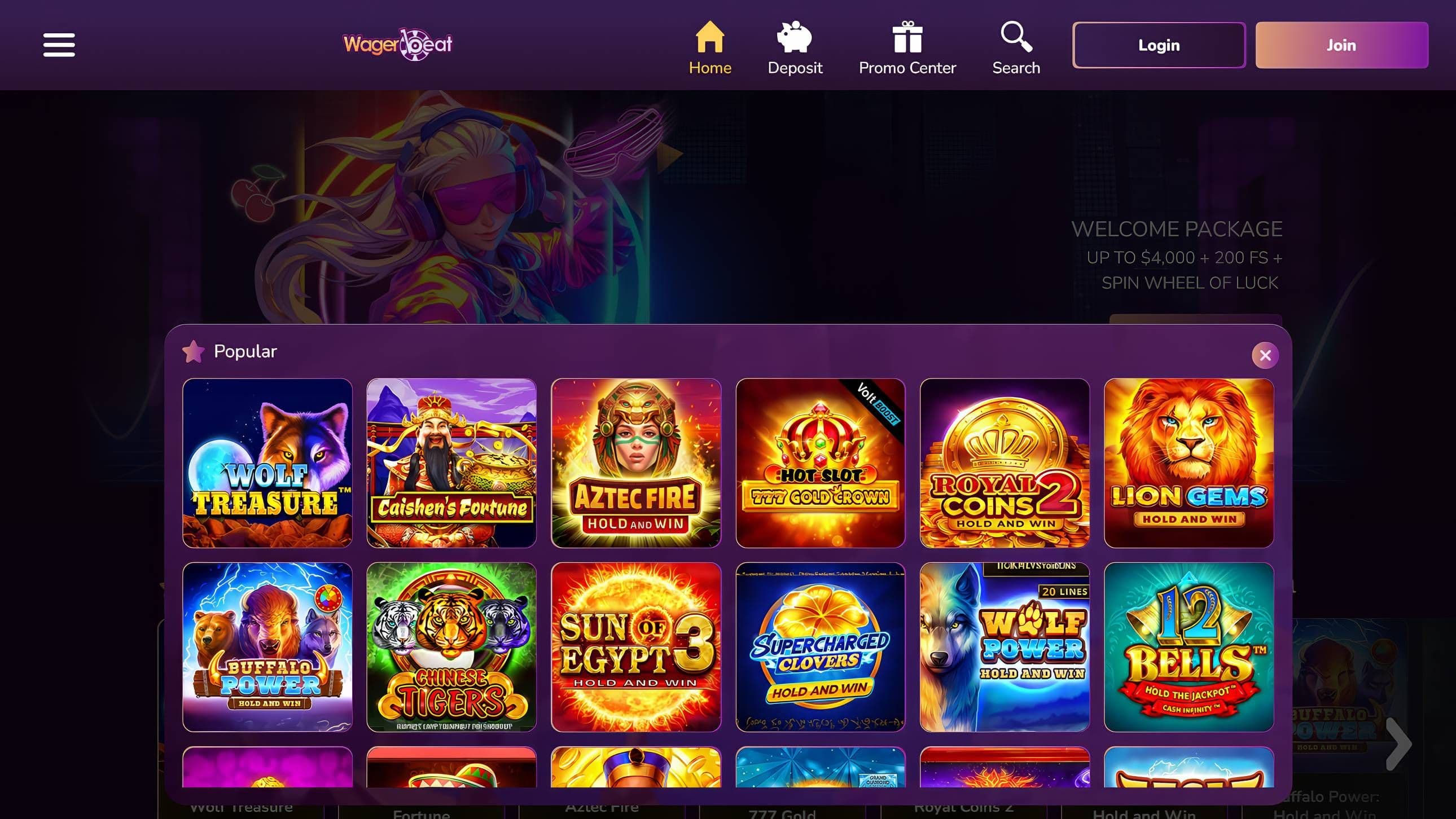 Wager Beat Casino Slots