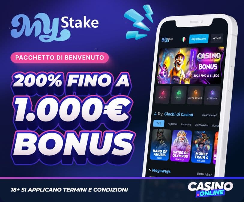My Stake Casino Bonus Benvenuto