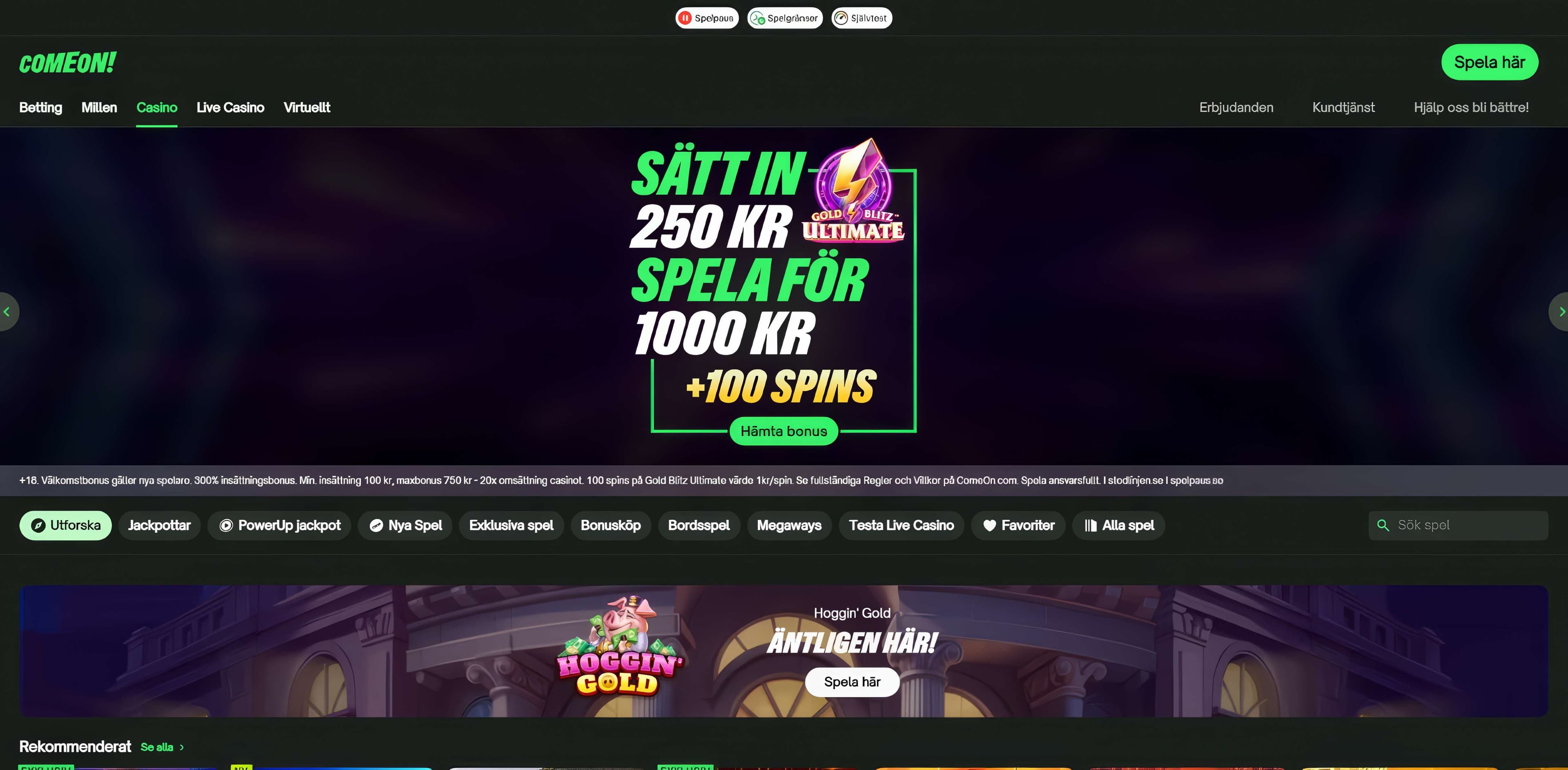 comeon casino