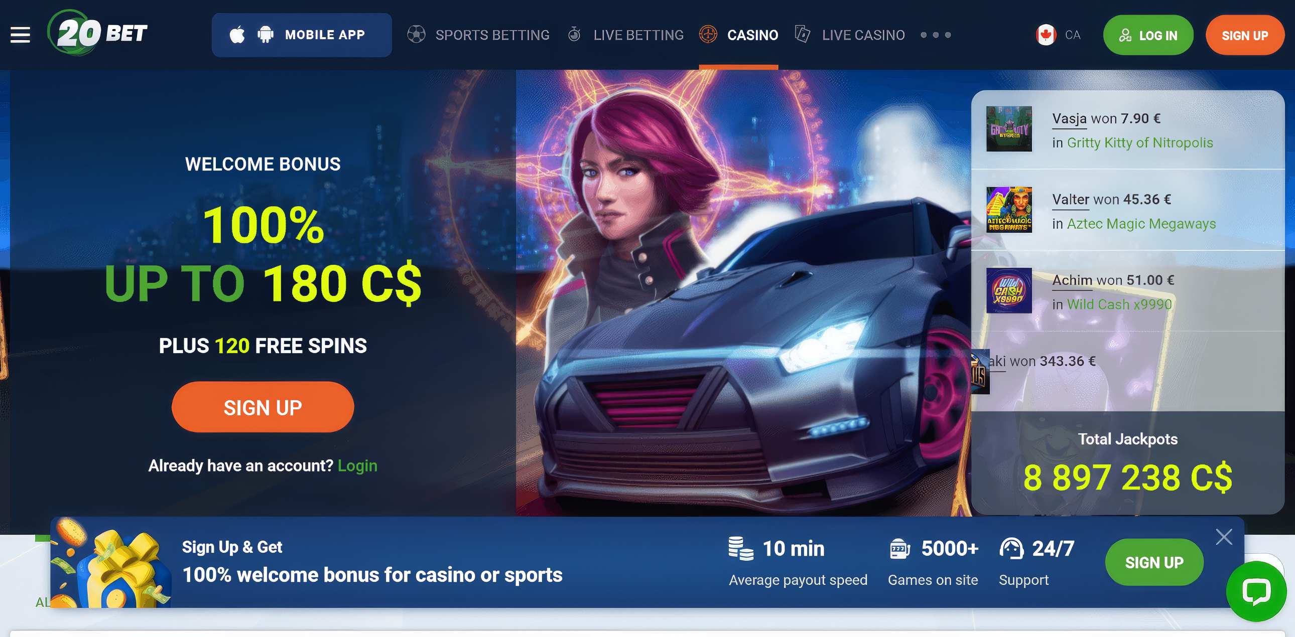 20Bet Casino