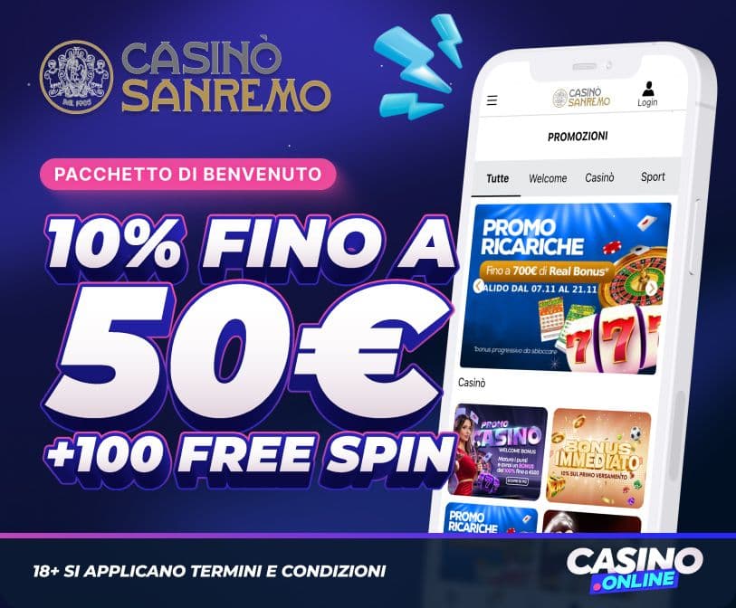 San Remo Casino Bonus Benvenuto
