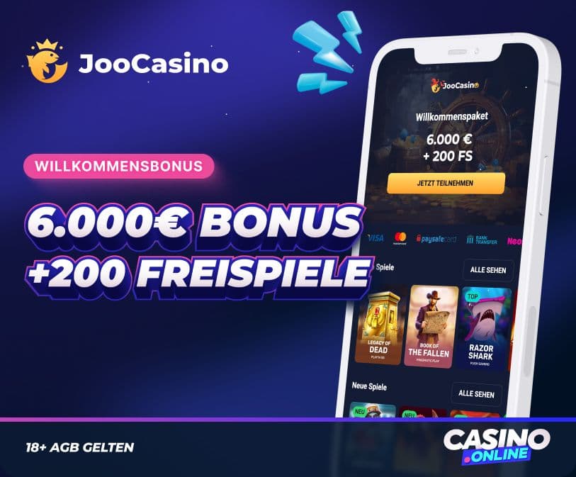 Joo Casino Willkommensbonus