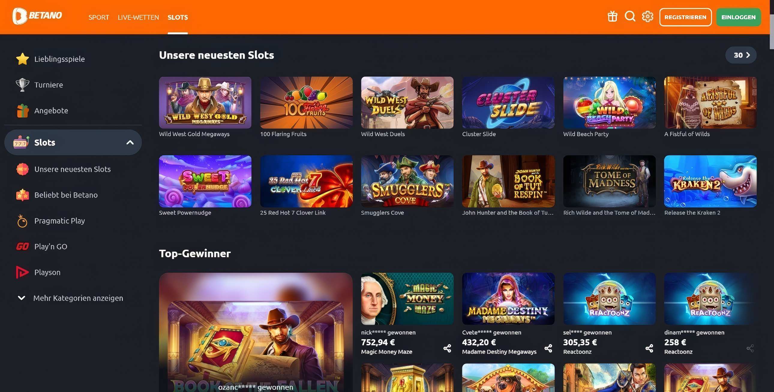 Betano desktop screenshot 2