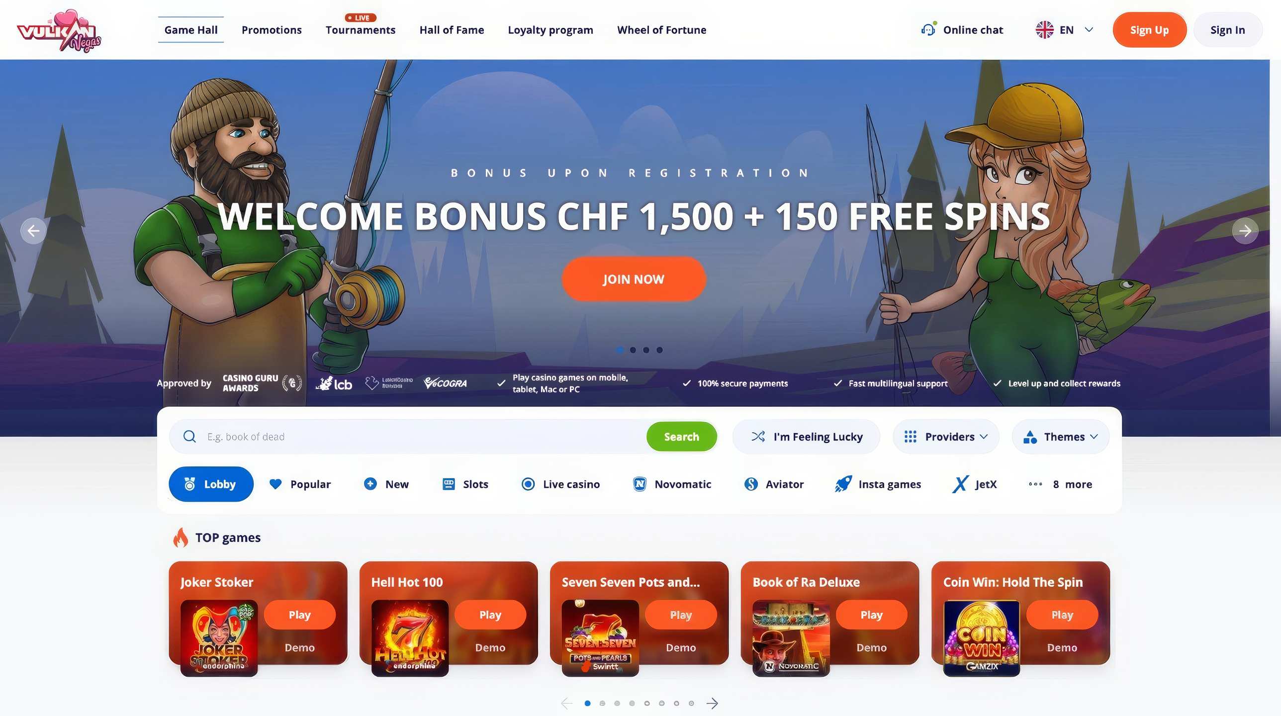 Vulkan Vegas Casino