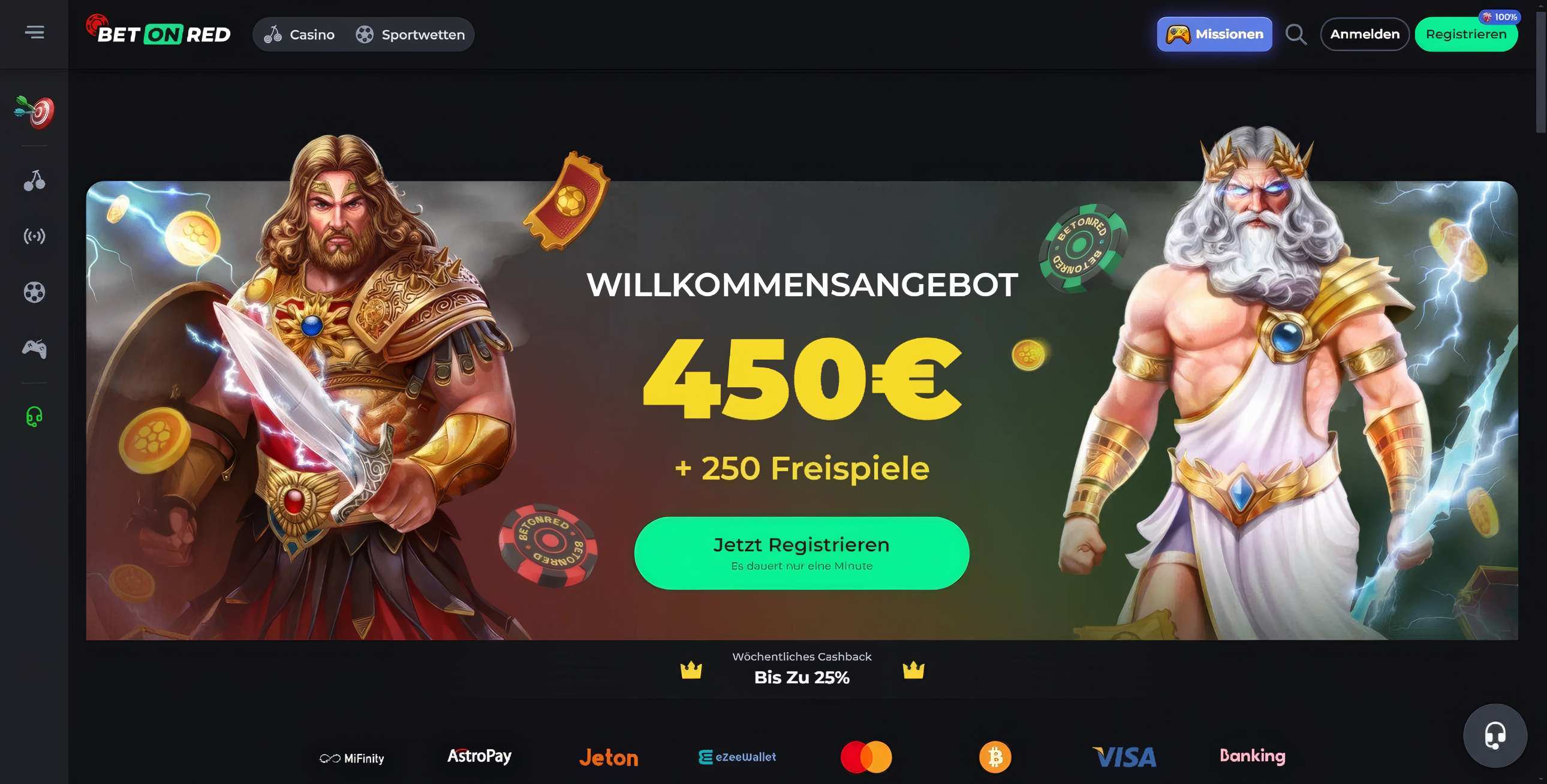 betonred casino homepage