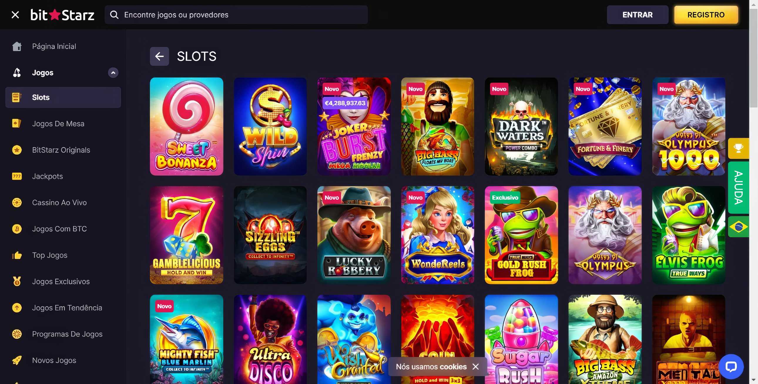 BitStarz desktop slots