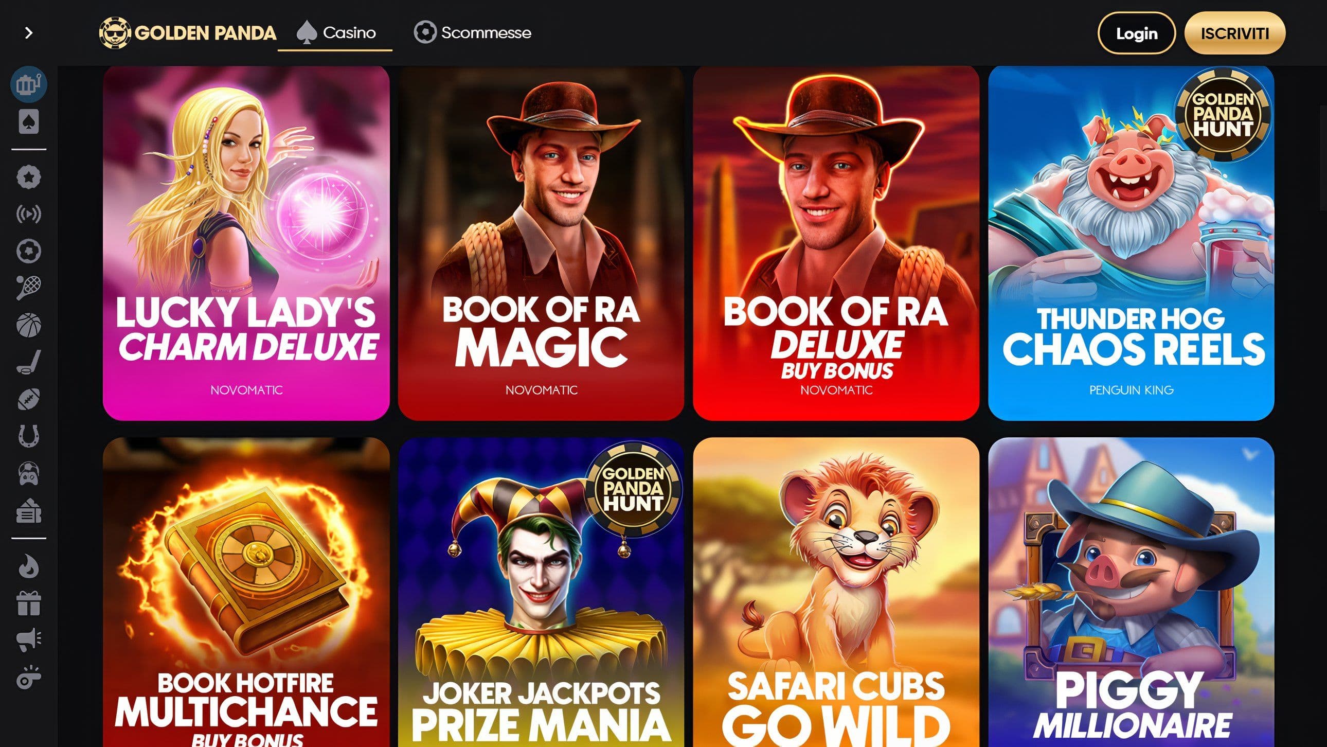 Golden Panda Slots Desktop