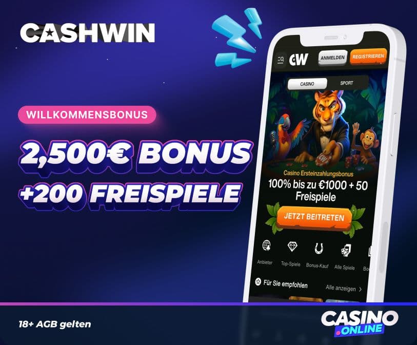 Cashwin Casino Willkommensbonus