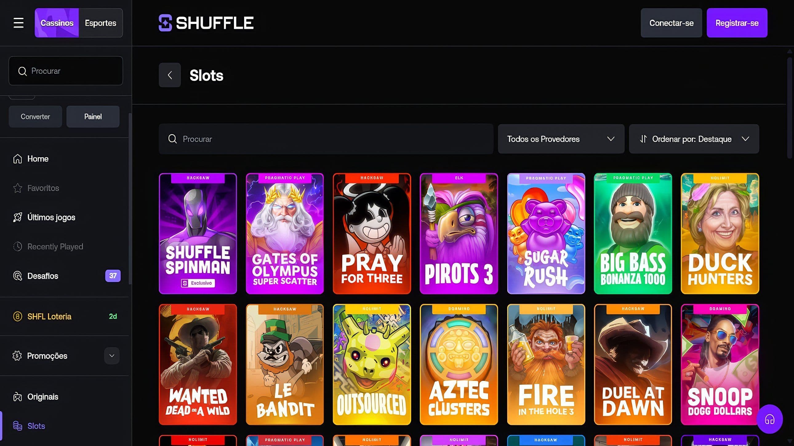 Slots Shuffle Cassino