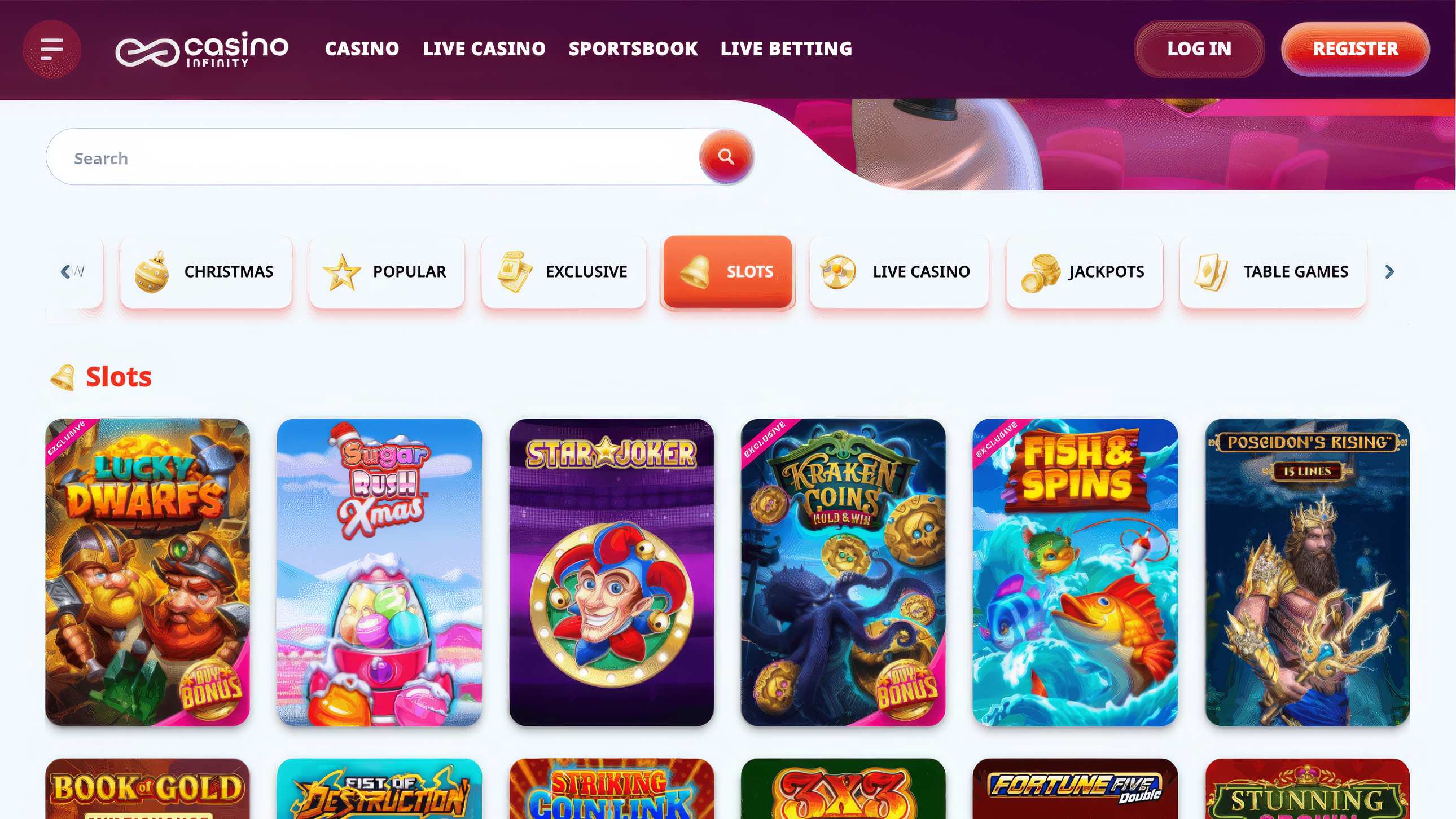 Casino Infinite Slots Desktop