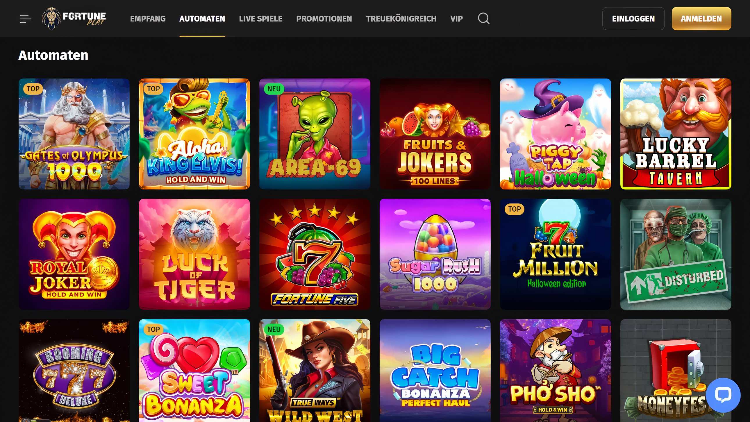 Fortune Play desktop screenshot 2
