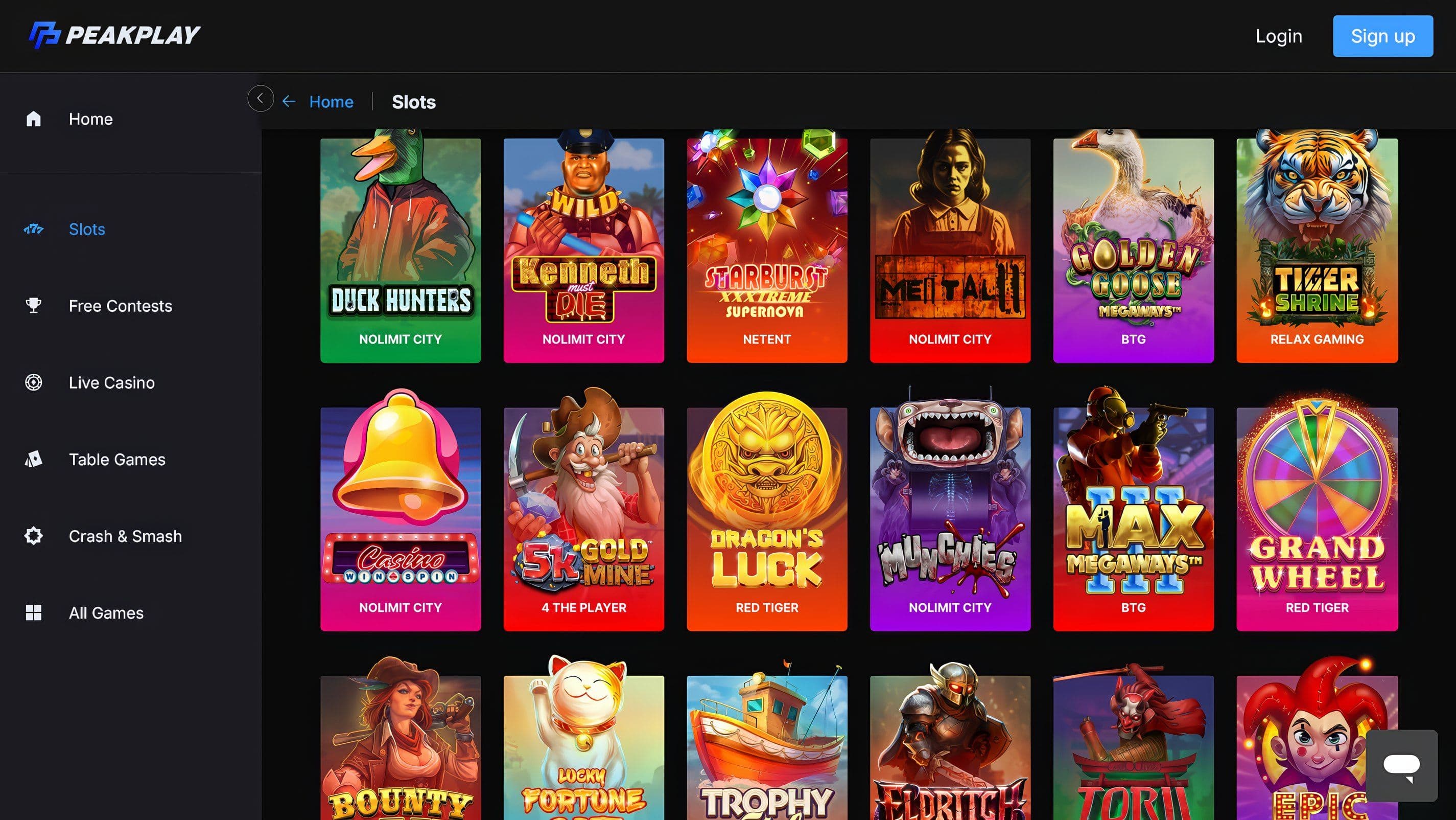PeakPlay Casino Slots