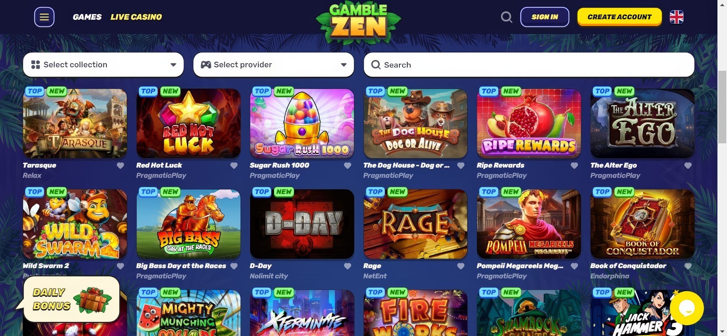 GambleZen Casino Slots