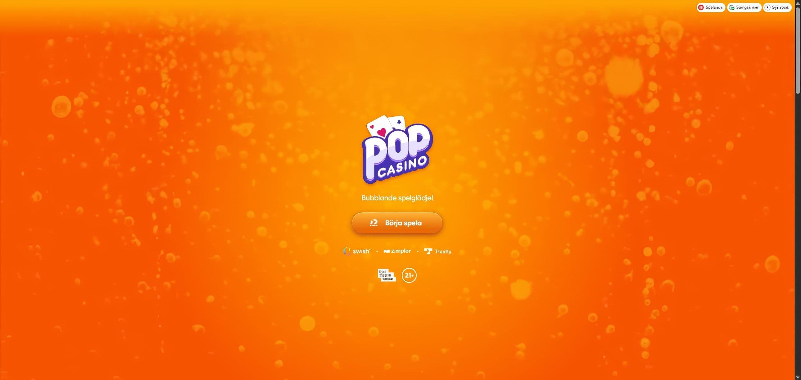 pop casino hemsida