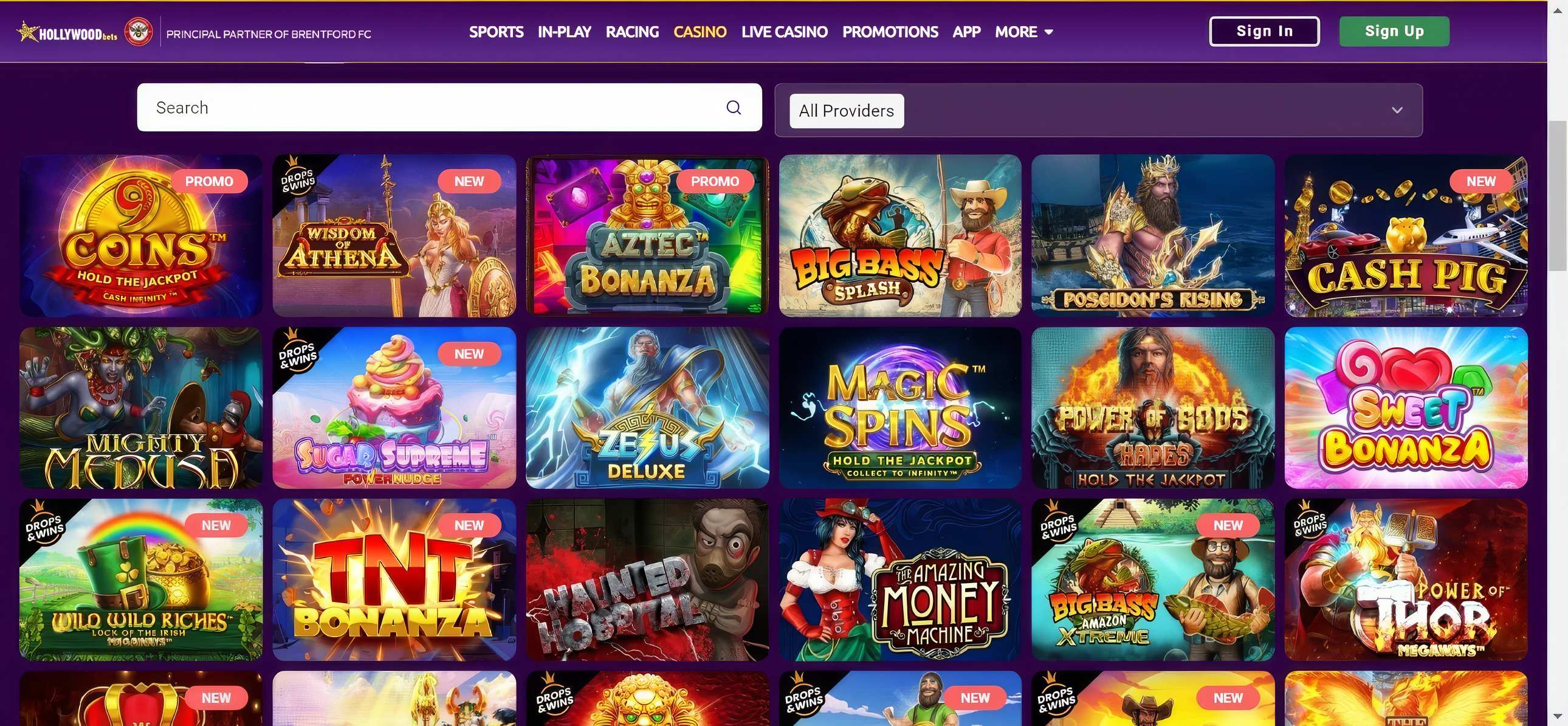 Hollywoodbets slots