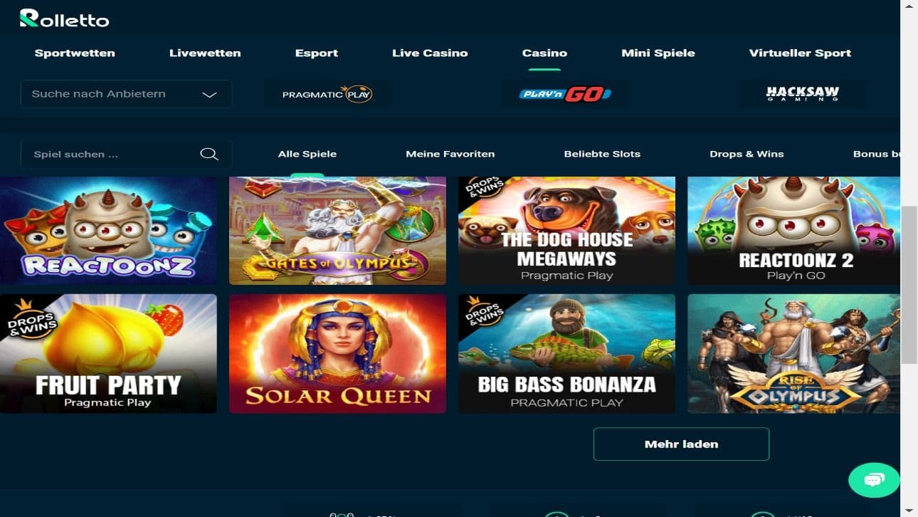 Rolletto desktop screenshot 2