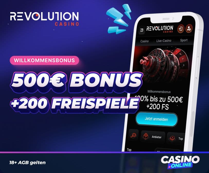 Revolution Casino Willkommensbonus