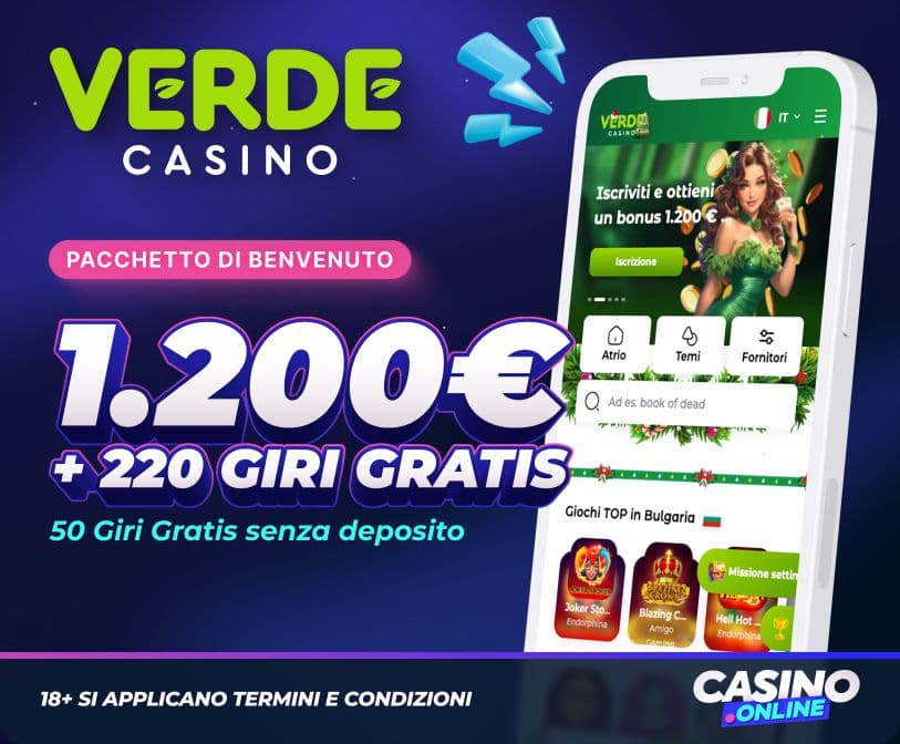 Verde Casino Pacchetto di Benvenuto